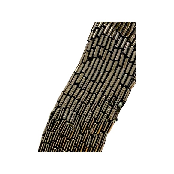 GIORGIO ARMANI Black Jacket with Beaded Trim - Picture 5 of 6